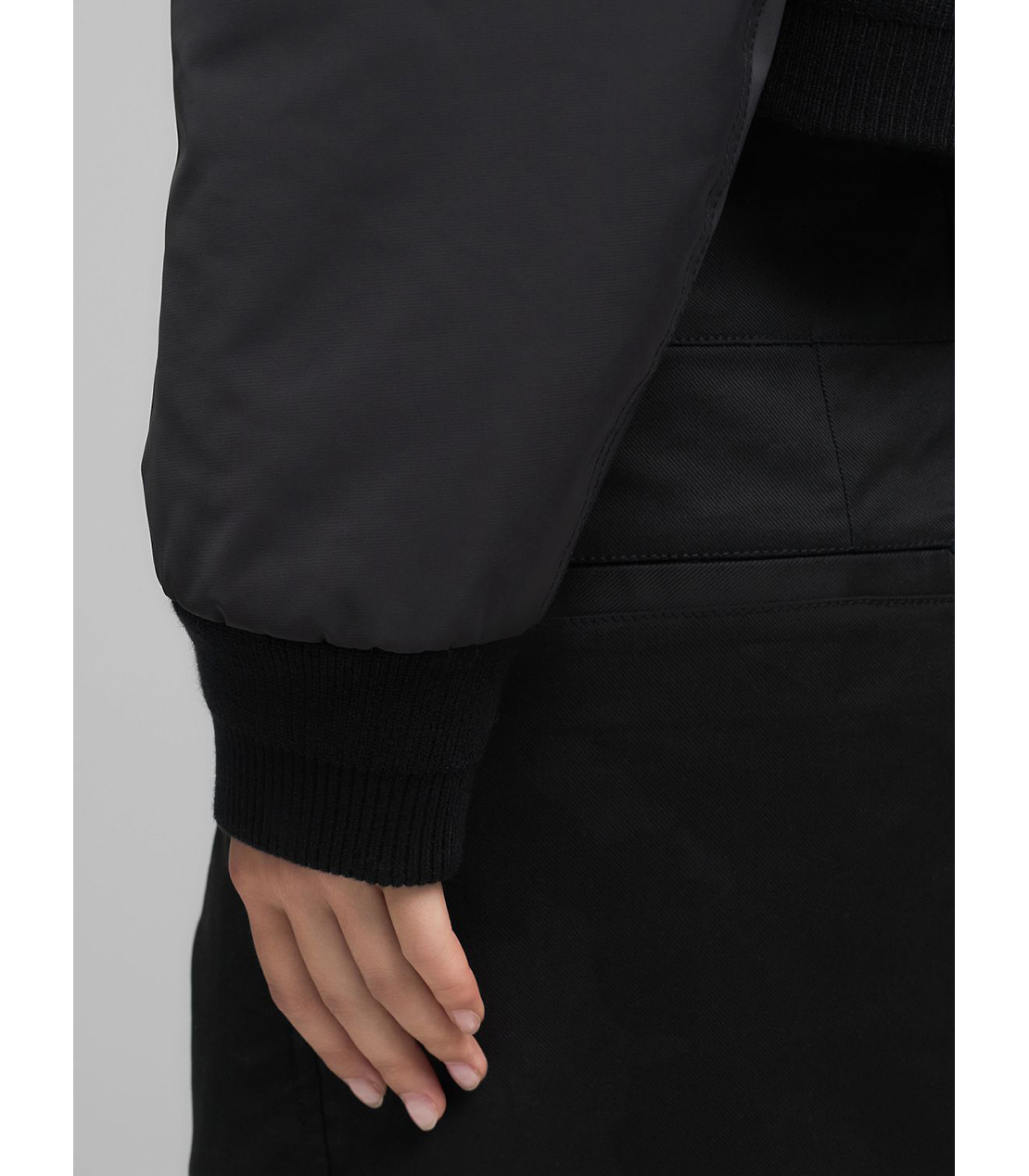 マキシラペル クロップジャケット 詳細画像 ブラック 6